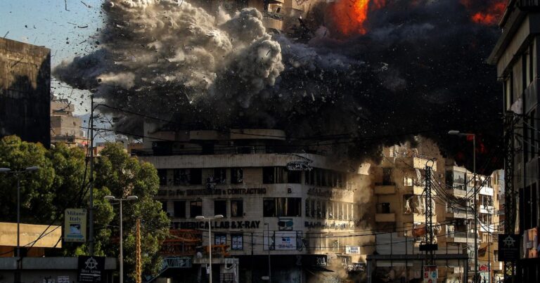 Al menos cuatro muertos en un bombardeo del Ejército israelí sobre Beirut (Líbano)