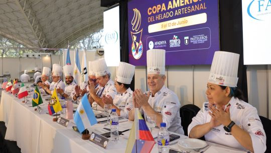 Comenzó en Córdoba la Copa América del Helado Artesanal