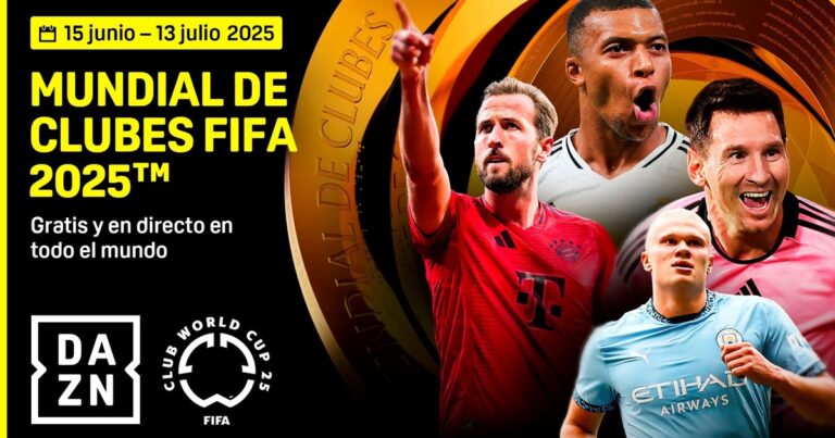 DAZN: cómo ver en vivo el Mundial de Clubes 2025 desde Argentina
