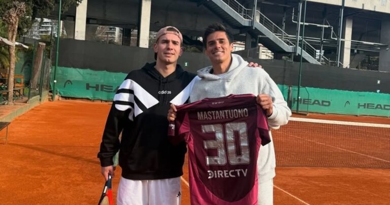 Video: Mastantuono, a puro tenis con Fede Coria