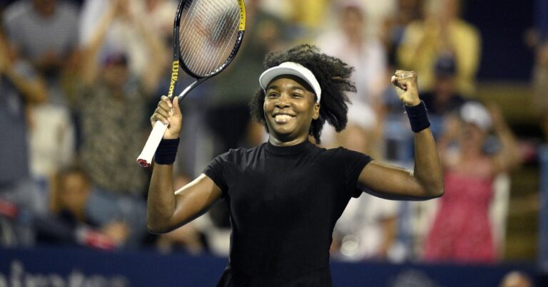 El emotivo regreso de Venus Williams al tenis a los 45 años