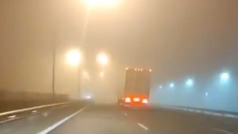 El Puente Zárate-Brazo Largo fue cerrado por niebla