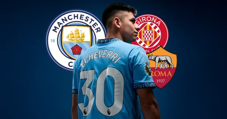 Echeverri: la Roma lo quiere, el City no afloja y el Girona lo espera