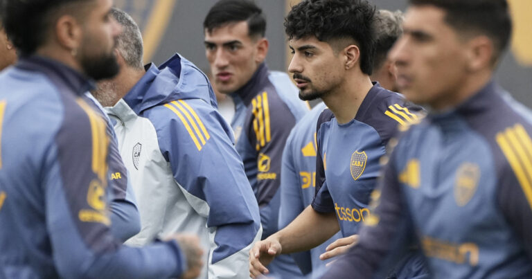 Respira Russo: la buena noticia que recibió el DT en la práctica de Boca