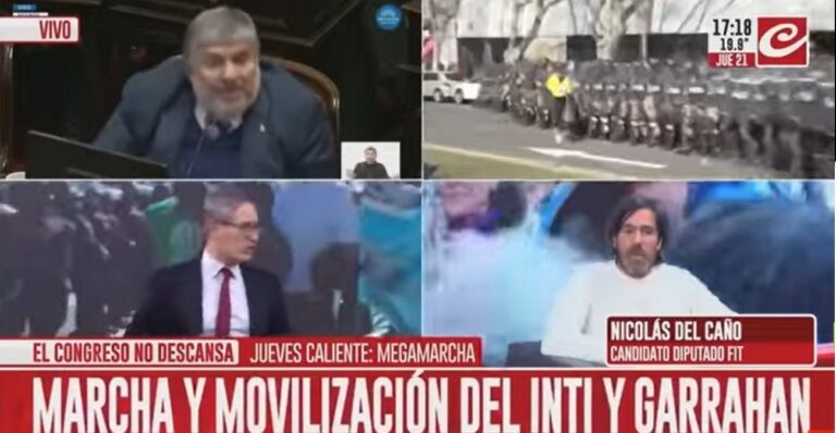 Del Caño: «Gastaron más en intereses de deuda que en todas las jubilaciones y pensiones en julio.»