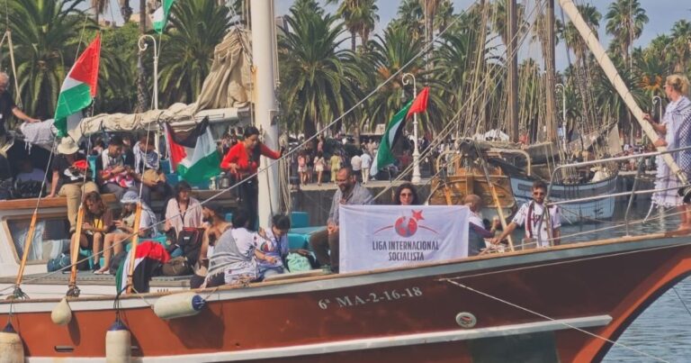 Rumbo a Gaza. partió la Flotilla Sumud Global