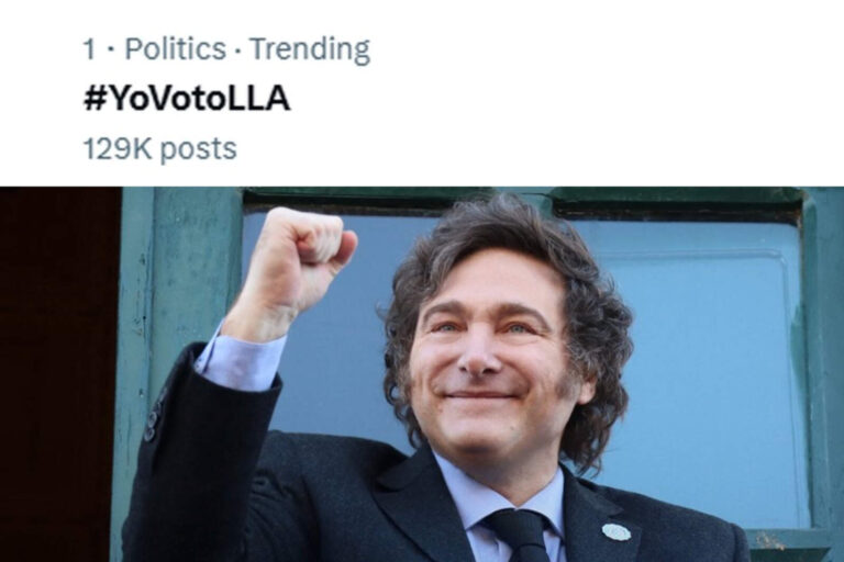 #YoVotoLLA fue tendencia N1 en X durante las elecciones bonaerenses