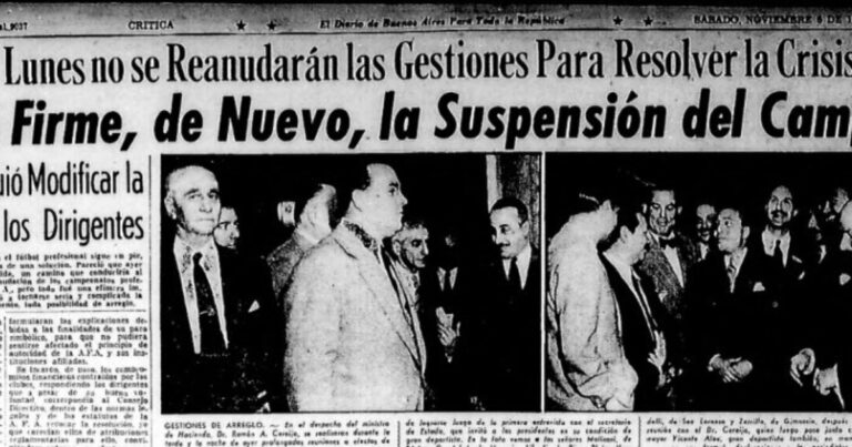 El recuerdo del lockout patronal de los clubes de 1948: semejanzas y diferencias con el paro de la AFA de Chiqui Tapia