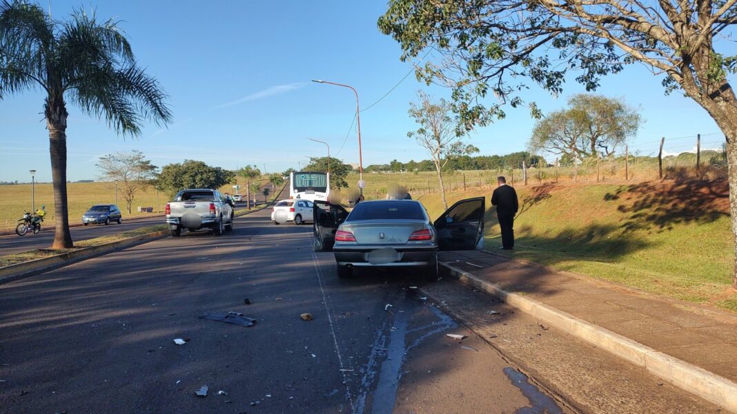 Accidente de tránsito en avenidas Chacabuco y Ulises López, Posadas