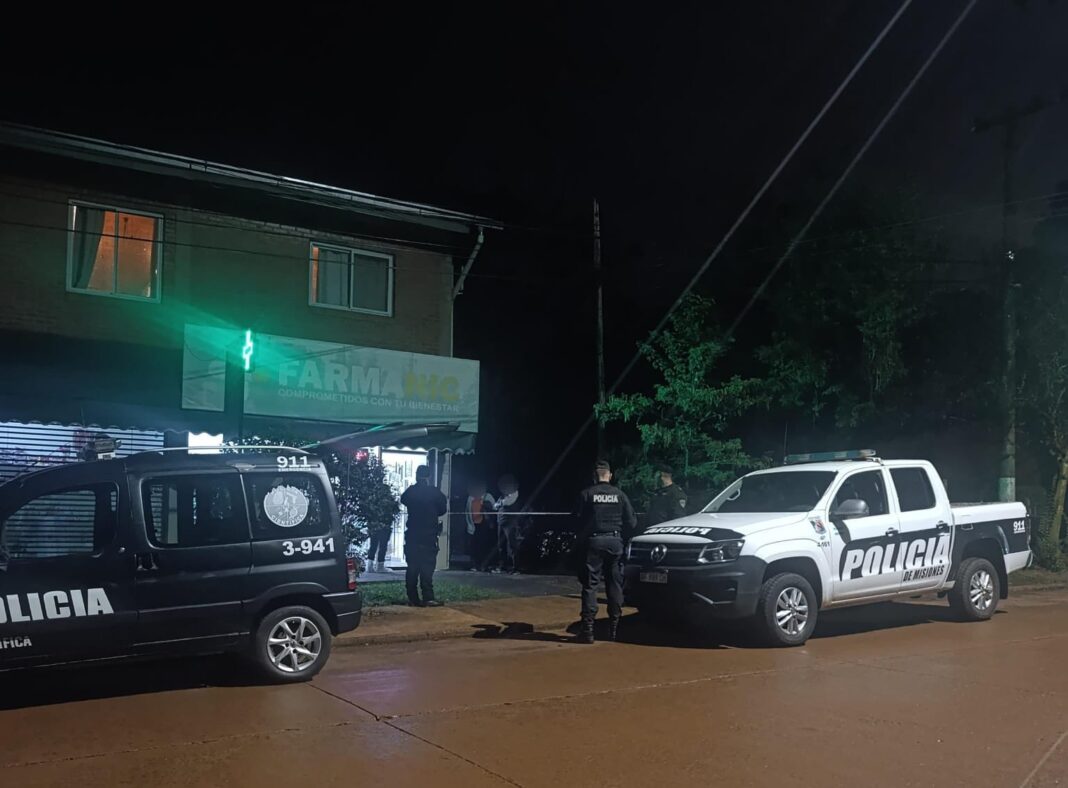 Farmacia en Eldorado donde ocurrió el asalto