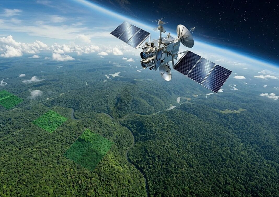 Selva Misionera vista desde satélite