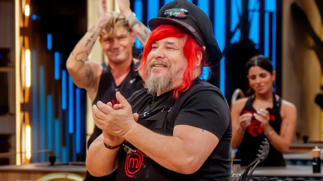 Guillermo Walas Cidade, cantante de Massacre, durante una entrevista